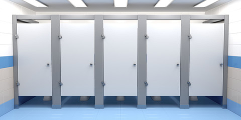 Restroom cubicles